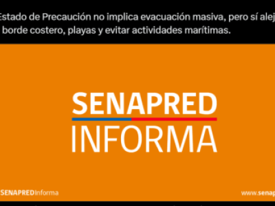 Activan alarma SAE a las 00:30 en cuatro regiones del país
