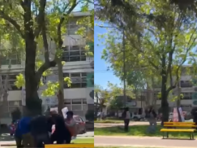 Lo golpearon por agredir a su pareja, pero tres mujeres salieron en su defensa