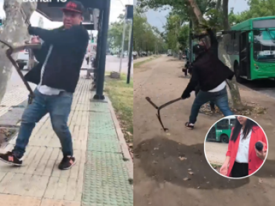 Rompe trípode, roba celular y lanza amenazas: el brutal ataque a equipo de Canal 13