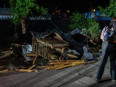Tornado en Requínoa deja 70 viviendas afectadas